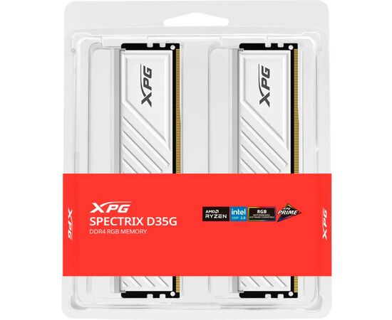 Модуль пам'яті для комп'ютера DDR4 32GB (2x16GB) 3600 MHz XPG Spectrix D35G RGB White ADATA (AX4U360016G18I-DTWHD35G), зображення 5 Модуль пам'яті для комп'ютера DDR4 32GB (2x16GB) 3600 MHz XPG Spectrix D35G RGB White ADATA (AX4U360016G18I-DTWHD35G), зображення 5