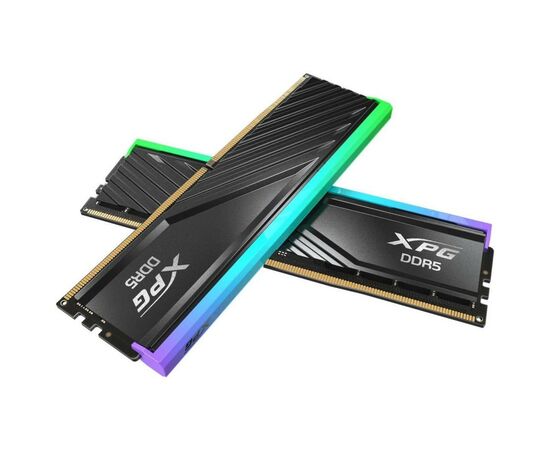 Модуль памяти для компьютера DDR5 48GB (2x24GB) 6000 MHz XPG Lancer Blade RGB Black ADATA (AX5U6000C3024G-DTLABRBK)