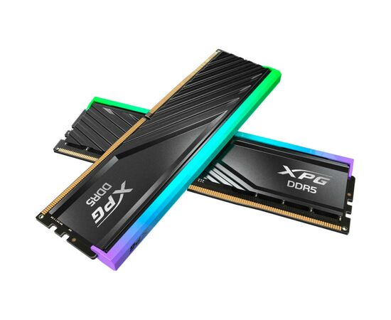 Модуль памяти для компьютера DDR5 64GB (2x32GB) 6000 MHz XPG Lancer Blade RGB Black ADATA (AX5U6000C3032G-DTLABRBK), изображение 3 Модуль памяти для компьютера DDR5 64GB (2x32GB) 6000 MHz XPG Lancer Blade RGB Black ADATA (AX5U6000C3032G-DTLABRBK), изображение 3