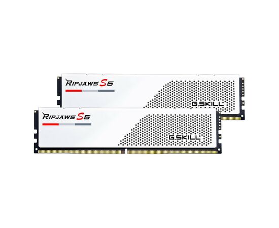 Модуль памяти для компьютера DDR5 32GB (2x16GB) 5600 MHz Ripjaws S5 Matte White G.Skill (F5-5600J3036D16GX2-RS5W), изображение 3 Модуль памяти для компьютера DDR5 32GB (2x16GB) 5600 MHz Ripjaws S5 Matte White G.Skill (F5-5600J3036D16GX2-RS5W), изображение 3