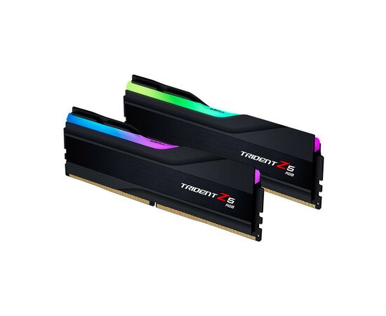 Модуль памяти для компьютера DDR5 64GB (2x32GB) 5600 MHz Trident Z5 RGB Matte Black G.Skill (F5-5600J2834F32GX2-TZ5RK), изображение 3 Модуль памяти для компьютера DDR5 64GB (2x32GB) 5600 MHz Trident Z5 RGB Matte Black G.Skill (F5-5600J2834F32GX2-TZ5RK), изображение 3