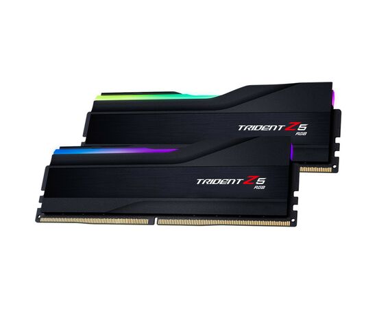 Модуль памяти для компьютера DDR5 64GB (2x32GB) 5600 MHz Trident Z5 RGB Matte Black G.Skill (F5-5600J2834F32GX2-TZ5RK), изображение 4 Модуль памяти для компьютера DDR5 64GB (2x32GB) 5600 MHz Trident Z5 RGB Matte Black G.Skill (F5-5600J2834F32GX2-TZ5RK), изображение 4