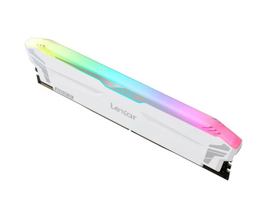 Модуль памяти для компьютера DDR5 32GB (2x(16GB) 6400 MHz Ares RGB White Lexar (LD5EU016G-R6400GDWA), изображение 4 Модуль памяти для компьютера DDR5 32GB (2x(16GB) 6400 MHz Ares RGB White Lexar (LD5EU016G-R6400GDWA), изображение 4