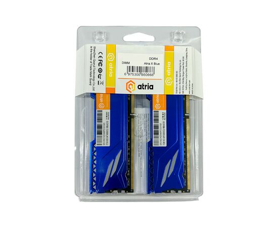Модуль памяти для компьютера DDR4 32GB (2x16GB) 2666 MHz Fly Blue ATRIA (UAT42666CL19BLK2/32), изображение 3 Модуль памяти для компьютера DDR4 32GB (2x16GB) 2666 MHz Fly Blue ATRIA (UAT42666CL19BLK2/32), изображение 3