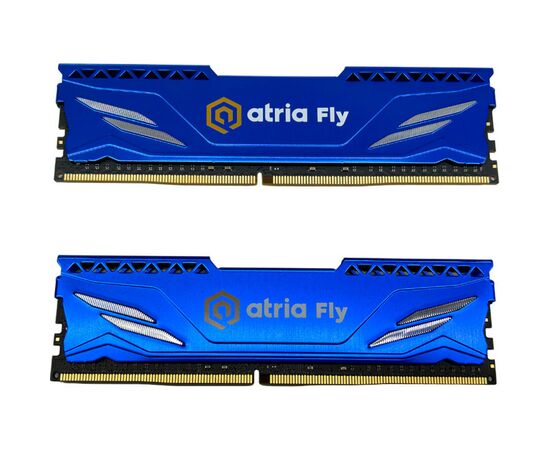 Модуль пам'яті для комп'ютера DDR4 32GB (2x16GB) 3200 MHz Fly Blue ATRIA (UAT43200CL18BLK2/32)