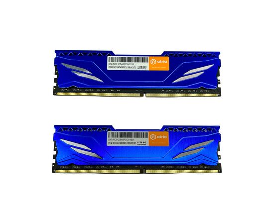 Модуль памяти для компьютера DDR4 32GB (2x16GB) 3600 MHz Fly Blue ATRIA (UAT43600CL18BLK2/32), изображение 2 Модуль памяти для компьютера DDR4 32GB (2x16GB) 3600 MHz Fly Blue ATRIA (UAT43600CL18BLK2/32), изображение 2