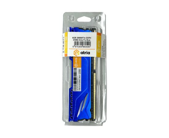 Модуль памяти для компьютера DDR4 8GB 2666 MHz Fly Blue ATRIA (UAT42666CL19BL/8), изображение 3 Модуль памяти для компьютера DDR4 8GB 2666 MHz Fly Blue ATRIA (UAT42666CL19BL/8), изображение 3