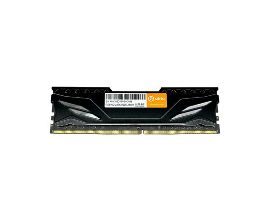 Модуль памяти для компьютера DDR4 8GB 3200 MHz Fly Black ATRIA (UAT43200CL18B/8), изображение 2 Модуль памяти для компьютера DDR4 8GB 3200 MHz Fly Black ATRIA (UAT43200CL18B/8), изображение 2