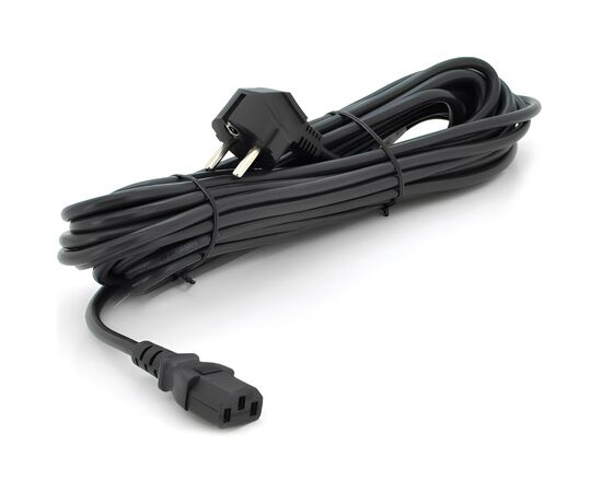 Кабель живлення C13 10,0m PC-186 CEE7/17-C13 0.75mm 3 pinblack Ritar (PC-186 CEE7/17-C13-10,0)