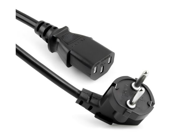 Кабель питания C13 5,0m PC-186 CEE7/17-C13 0.75mm 3 pin black Ritar (PC-186 CEE7/17-C13-5,0), изображение 2 Кабель питания C13 5,0m PC-186 CEE7/17-C13 0.75mm 3 pin black Ritar (PC-186 CEE7/17-C13-5,0), изображение 2