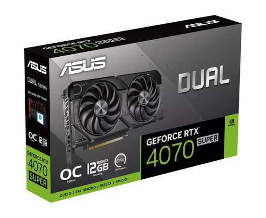 Видеокарта ASUS GeForce RTX4070 SUPER 12Gb DUAL OC EVO (DUAL-RTX4070S-O12G-EVO), изображение 11 Видеокарта ASUS GeForce RTX4070 SUPER 12Gb DUAL OC EVO (DUAL-RTX4070S-O12G-EVO), изображение 11