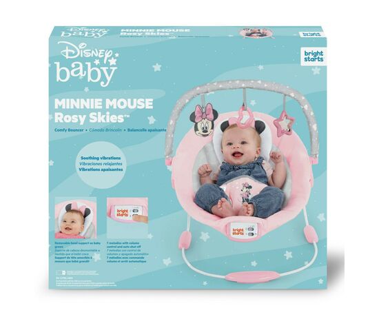Кресло-качалка Bright Starts Minnie Mouse Rosy Skies (12206), изображение 2 Кресло-качалка Bright Starts Minnie Mouse Rosy Skies (12206), изображение 2