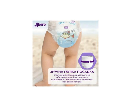 Подгузники Libero Swimpants Small 7-12 кг 12 шт (7322541981659), изображение 4 Подгузники Libero Swimpants Small 7-12 кг 12 шт (7322541981659), изображение 4
