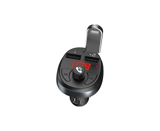 FM модулятор HOCO E41, Black, Box (E41), зображення 2 FM модулятор HOCO E41, Black, Box (E41), зображення 2