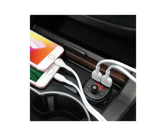 FM модулятор HOCO E41, Black, Box (E41), зображення 5 FM модулятор HOCO E41, Black, Box (E41), зображення 5