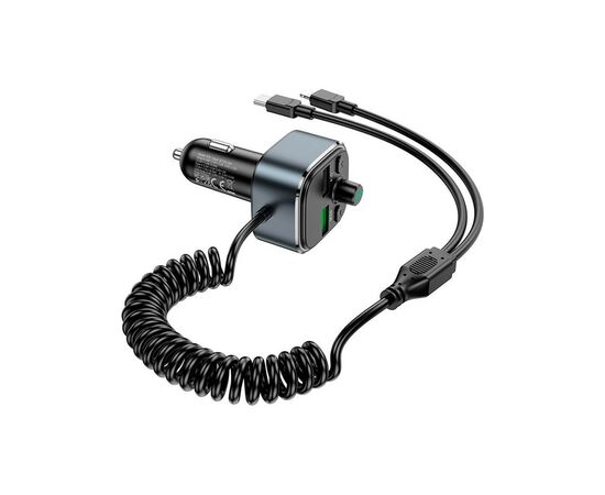 FM модулятор HOCO E74, Black, Box (E74), изображение 4 FM модулятор HOCO E74, Black, Box (E74), изображение 4