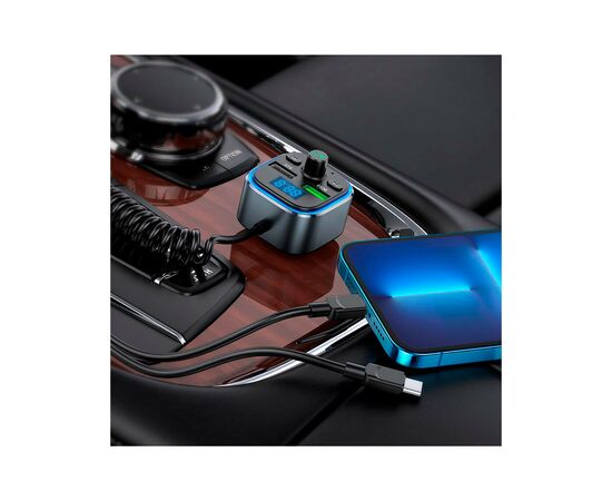 FM модулятор HOCO E74, Black, Box (E74), изображение 7 FM модулятор HOCO E74, Black, Box (E74), изображение 7