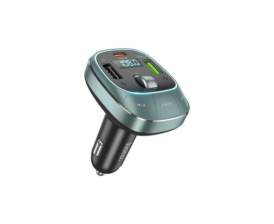 FM модулятор HOCO E76, Silver, Box (E76S), изображение 2 FM модулятор HOCO E76, Silver, Box (E76S), изображение 2