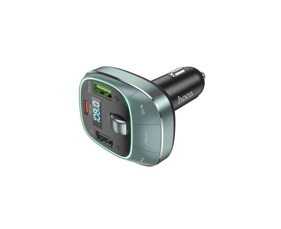 FM модулятор HOCO E76, Silver, Box (E76S), изображение 3 FM модулятор HOCO E76, Silver, Box (E76S), изображение 3