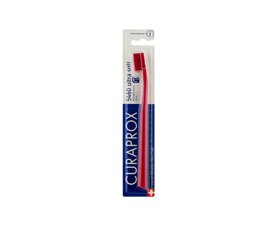 Зубная щетка Curaprox CS 5460 Ultra Soft Ультрамягкая D 0.10 мм Малиновая с малиновой щетиной (CS 5460-07)