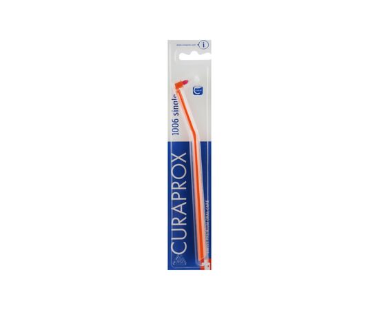 Зубная щетка Curaprox CS 1006 Single & Sulcular 6 мм Монопучковая Оранжевая (CS 1006-05)
