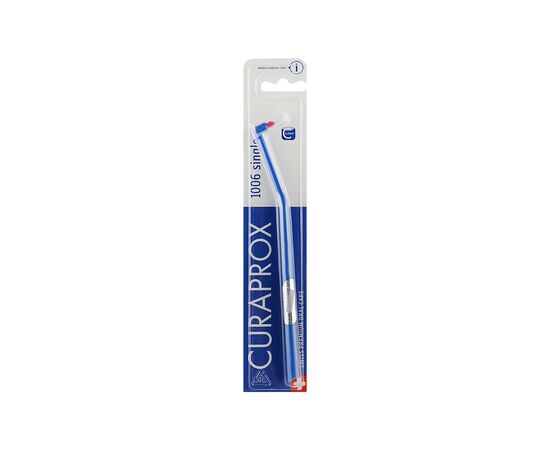 Зубна щітка Curaprox CS 1006 Single & Sulcular 6 мм Монопучкова Синя (CS 1006-01)
