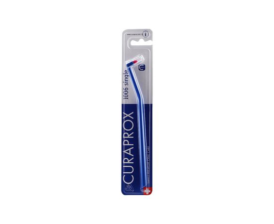 Зубная щетка Curaprox CS 1006 Single & Sulcular 6 мм Монопучковая Темно-синяя (CS 1006-02)
