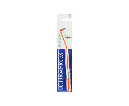 Зубна щітка Curaprox CS 1009 Single & Sulcular 9 мм Монопучкова Помаранчева (CS 1009-03)