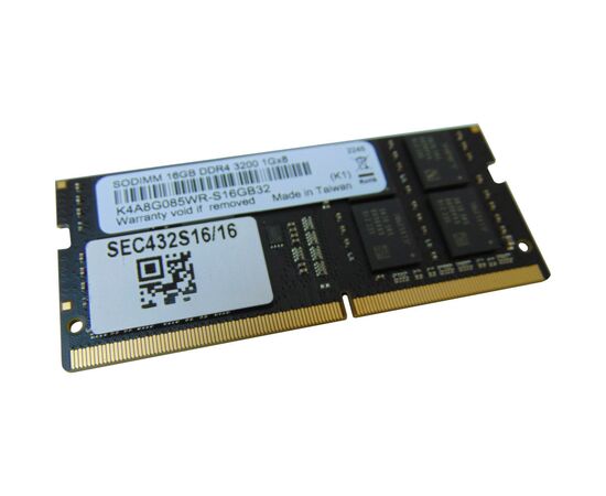 Модуль памяти для ноутбука SoDIMM DDR4 16GB 3200 MHz Samsung (SEC432S16/16), изображение 2 Модуль памяти для ноутбука SoDIMM DDR4 16GB 3200 MHz Samsung (SEC432S16/16), изображение 2