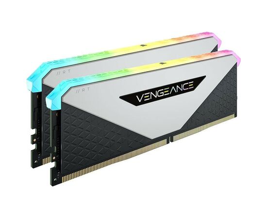 Модуль пам'яті для комп'ютера DDR4 32GB (2x16GB) 3600 MHz Vengeance RGB RT White Corsair (CMN32GX4M2Z3600C18W), зображення 2 Модуль пам'яті для комп'ютера DDR4 32GB (2x16GB) 3600 MHz Vengeance RGB RT White Corsair (CMN32GX4M2Z3600C18W), зображення 2