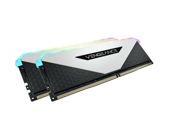 Модуль пам'яті для комп'ютера DDR4 32GB (2x16GB) 3600 MHz Vengeance RGB RT White Corsair (CMN32GX4M2Z3600C18W), зображення 3 Модуль пам'яті для комп'ютера DDR4 32GB (2x16GB) 3600 MHz Vengeance RGB RT White Corsair (CMN32GX4M2Z3600C18W), зображення 3