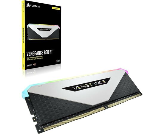 Модуль пам'яті для комп'ютера DDR4 32GB (2x16GB) 3600 MHz Vengeance RGB RT White Corsair (CMN32GX4M2Z3600C18W), зображення 6 Модуль пам'яті для комп'ютера DDR4 32GB (2x16GB) 3600 MHz Vengeance RGB RT White Corsair (CMN32GX4M2Z3600C18W), зображення 6