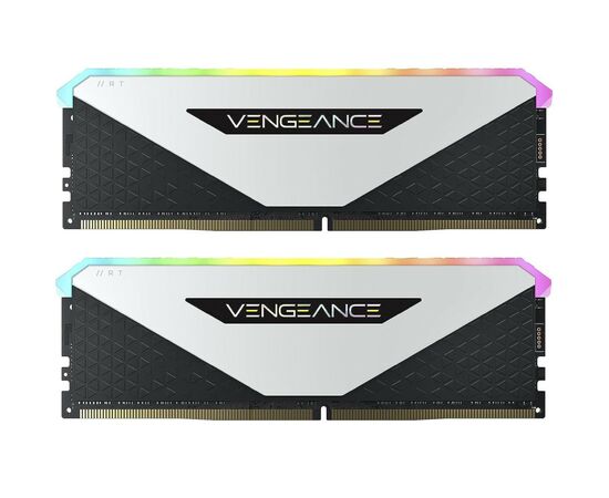 Модуль памяти для компьютера DDR4 32GB (2x16GB) 3600 MHz Vengeance RGB RT White Corsair (CMN32GX4M2Z3600C18W)