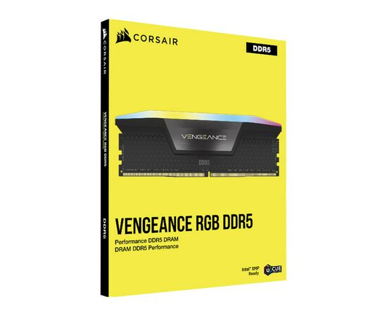 Модуль пам'яті для комп'ютера DDR5 32GB (2x16GB) 5600 MHz Vengeance RGB Black Corsair (CMH32GX5M2B5600Z40), зображення 5 Модуль пам'яті для комп'ютера DDR5 32GB (2x16GB) 5600 MHz Vengeance RGB Black Corsair (CMH32GX5M2B5600Z40), зображення 5