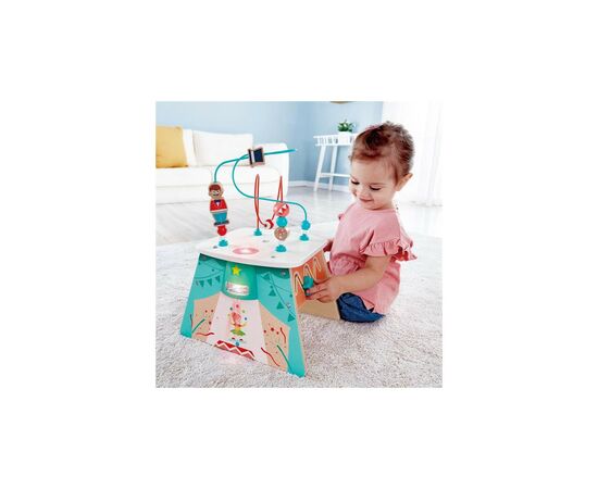 Развивающая игрушка Hape Бизикуб Цирк с подсветкой (E1813), изображение 2 Развивающая игрушка Hape Бизикуб Цирк с подсветкой (E1813), изображение 2