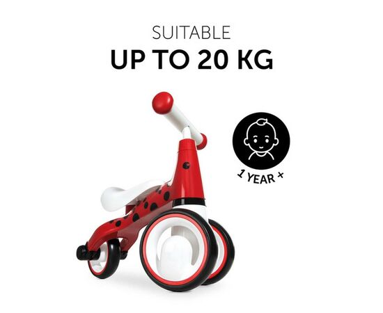 Беговел Hauck 1st Ride Three Ladybug Red (80301-5), изображение 8 Беговел Hauck 1st Ride Three Ladybug Red (80301-5), изображение 8