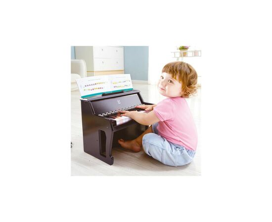 Музыкальная игрушка Hape Детское пианино 25 клавиш с подсветкой черный (E0627), изображение 6 Музыкальная игрушка Hape Детское пианино 25 клавиш с подсветкой черный (E0627), изображение 6