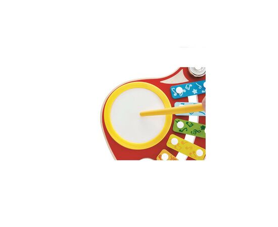 Музыкальная игрушка Hape Детская гитара Мини-оркестр 6 в 1 (E0335), изображение 2 Музыкальная игрушка Hape Детская гитара Мини-оркестр 6 в 1 (E0335), изображение 2
