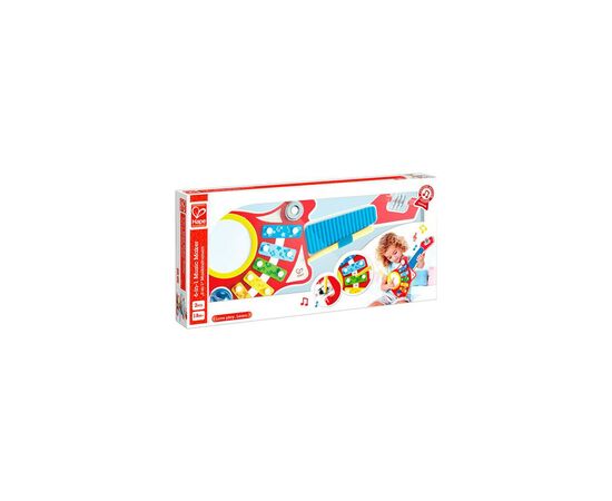 Музыкальная игрушка Hape Детская гитара Мини-оркестр 6 в 1 (E0335), изображение 7 Музыкальная игрушка Hape Детская гитара Мини-оркестр 6 в 1 (E0335), изображение 7