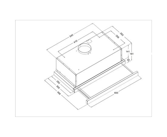 Вытяжка кухонная Borgio TLC (TR) 60 Inox, изображение 6 Вытяжка кухонная Borgio TLC (TR) 60 Inox, изображение 6