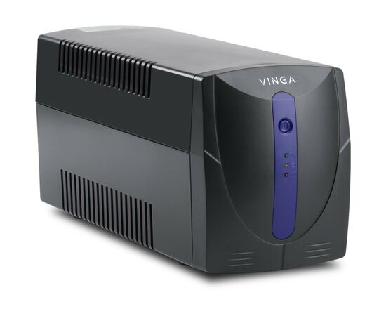 Источник бесперебойного питания Vinga LED 1500VA plastic case with USB (VPE-1500PU), изображение 2 Источник бесперебойного питания Vinga LED 1500VA plastic case with USB (VPE-1500PU), изображение 2