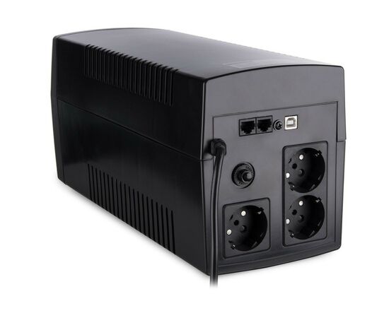 Источник бесперебойного питания Vinga LED 1500VA plastic case with USB (VPE-1500PU), изображение 5 Источник бесперебойного питания Vinga LED 1500VA plastic case with USB (VPE-1500PU), изображение 5