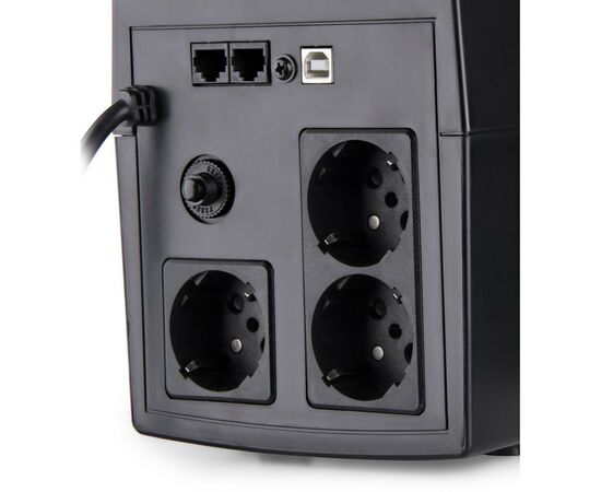 Источник бесперебойного питания Vinga LED 1500VA plastic case with USB (VPE-1500PU), изображение 8 Источник бесперебойного питания Vinga LED 1500VA plastic case with USB (VPE-1500PU), изображение 8