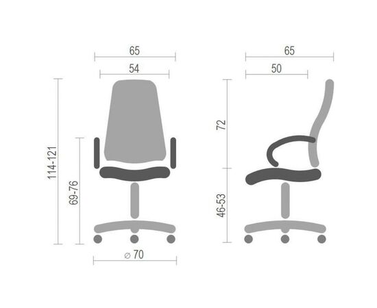 Офисное кресло Аклас Оран CH ANF Бежевое (11199), изображение 6 Офисное кресло Аклас Оран CH ANF Бежевое (11199), изображение 6