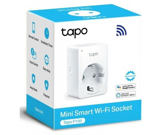 Розумна розетка TP-Link Tapo P100 (1-pack) (Tapo P100(1-pack)), зображення 7 Розумна розетка TP-Link Tapo P100 (1-pack) (Tapo P100(1-pack)), зображення 7