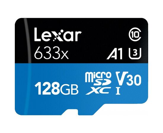 Карта памяти Lexar 128GB microSDXC class 10 UHS-I 633x (LSDMI128BB633A)