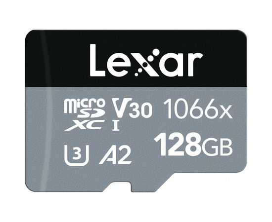 Карта памяти Lexar 128GB microSDXC class 10 UHS-I 1066x Silver (LMS1066128G-BNANG)