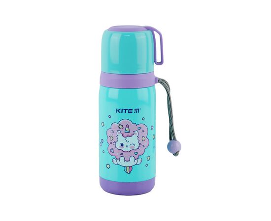 Поильник-непроливайка Kite Термос 350 мл, Rainbow Catcorn (K24-301-2)