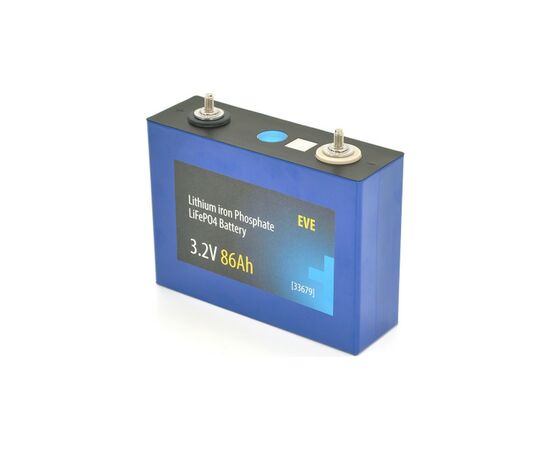 Батарея LiFePo4 EVE 3.2V 86AH (EVE-3.2V-86AH)