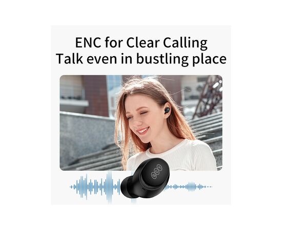 Наушники QCY Arc Buds Lite T27 Midnight Black (1033260), изображение 5 Наушники QCY Arc Buds Lite T27 Midnight Black (1033260), изображение 5